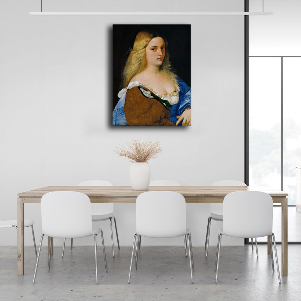 Reproduction Violante by Titian Reproduction Canvas Wall Art Print