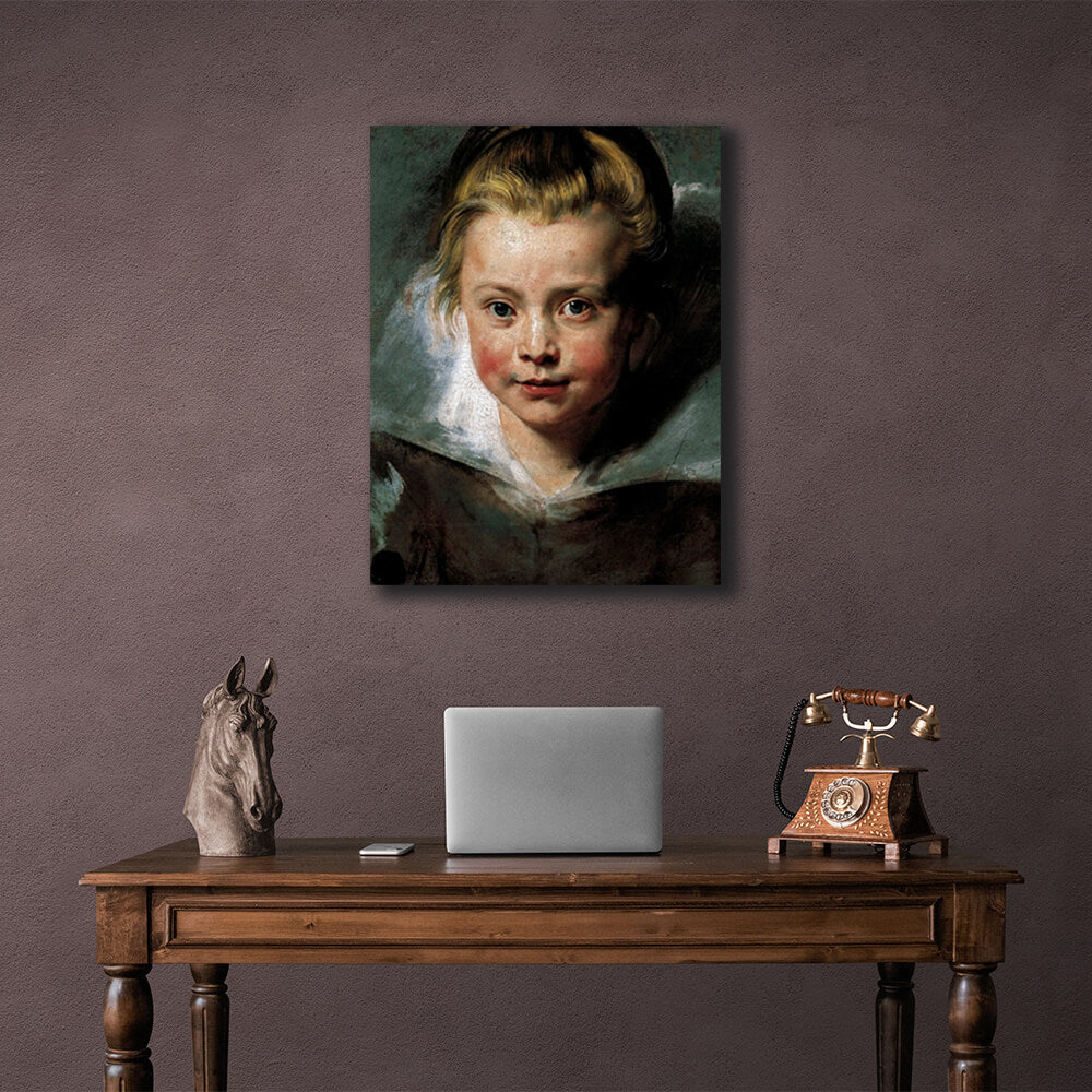 Reproduktions-Porträt von Clara Serena Rubens, Reproduktion auf Leinwand, Kunstdruck