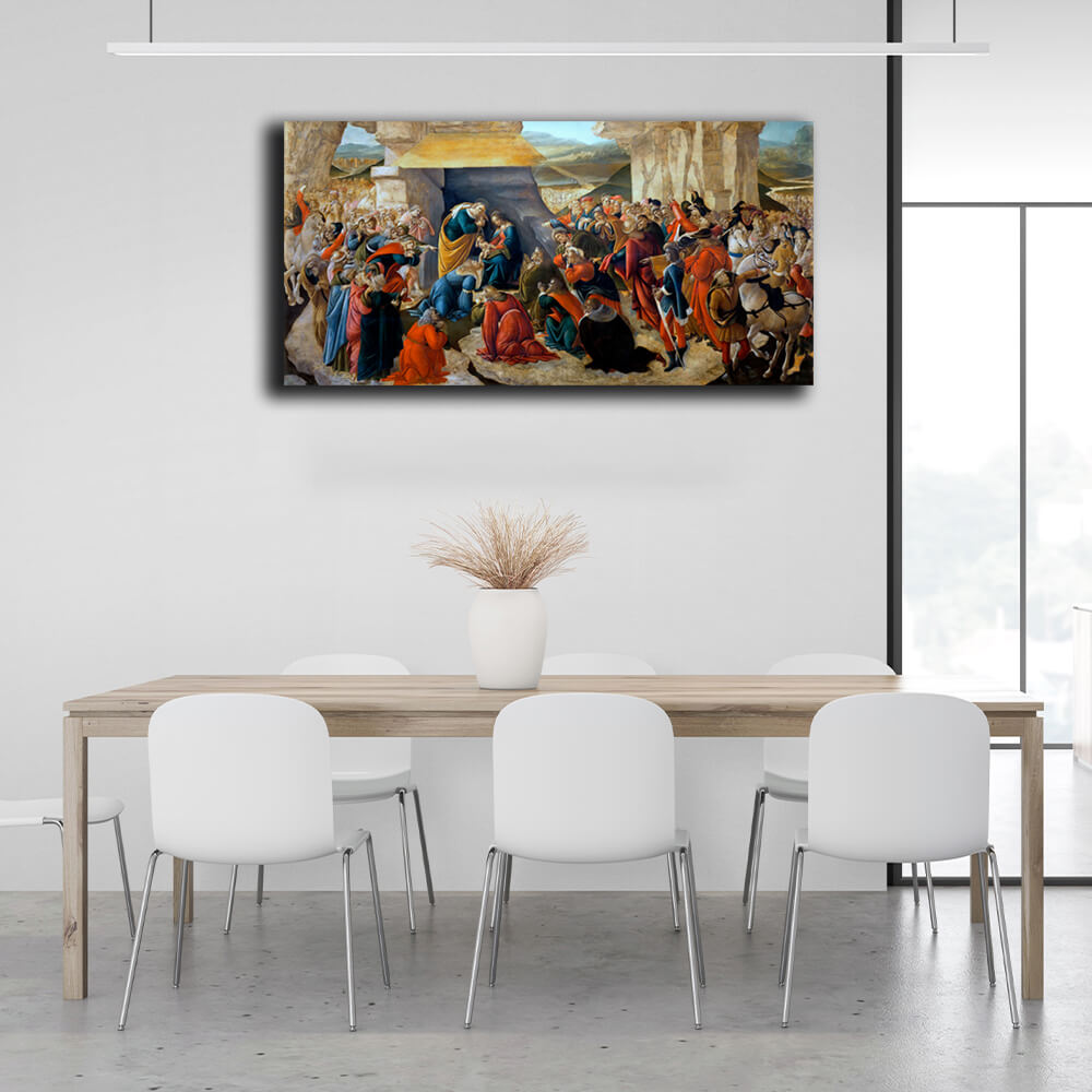 Reproduction Botticelli's Adoration of the Magi Reproduction Canvas Wall Art Print