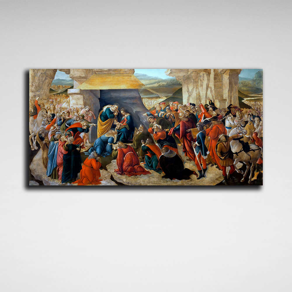 Reproduction Botticelli's Adoration of the Magi Reproduction Canvas Wall Art Print