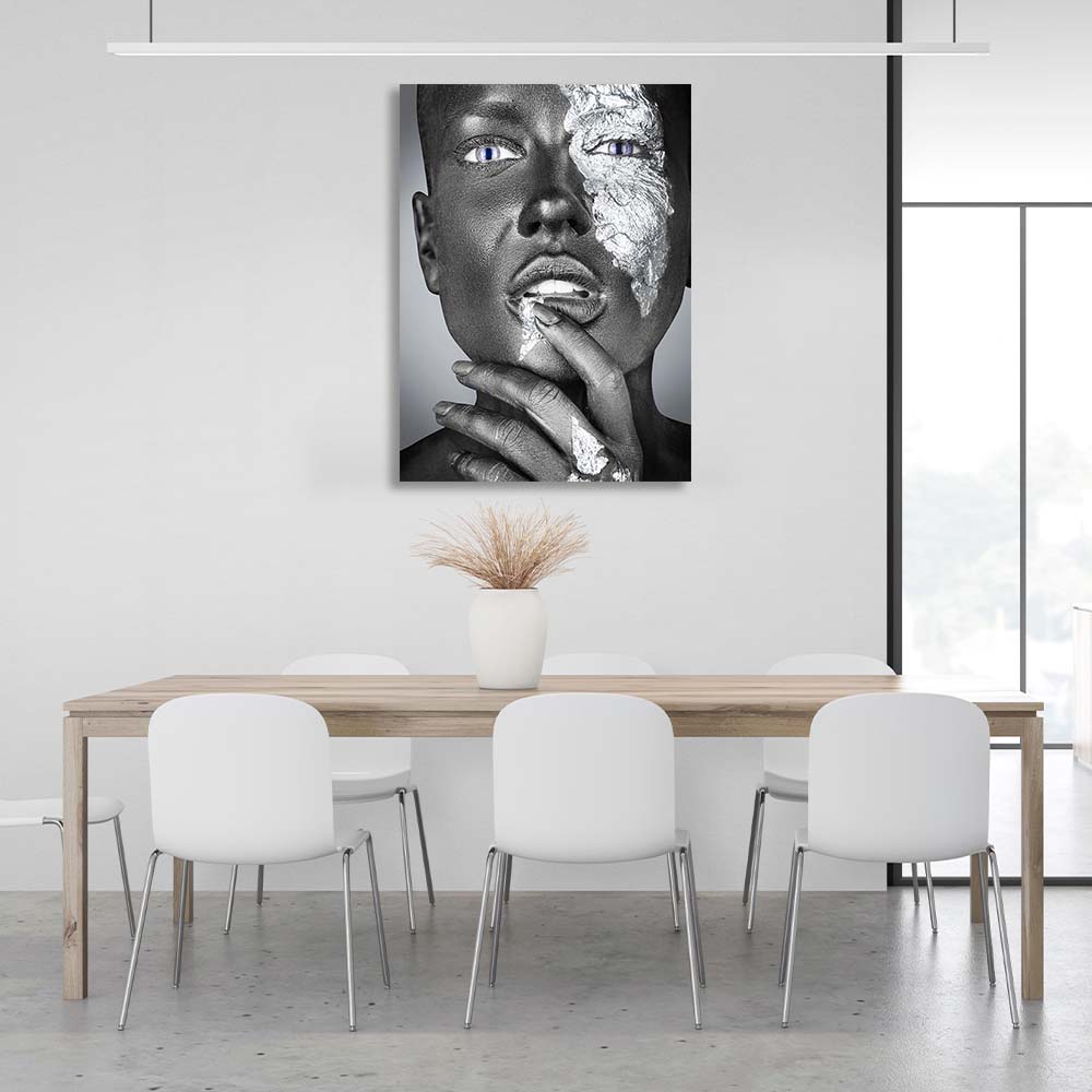 A woman's face Canvas Wall Art Print