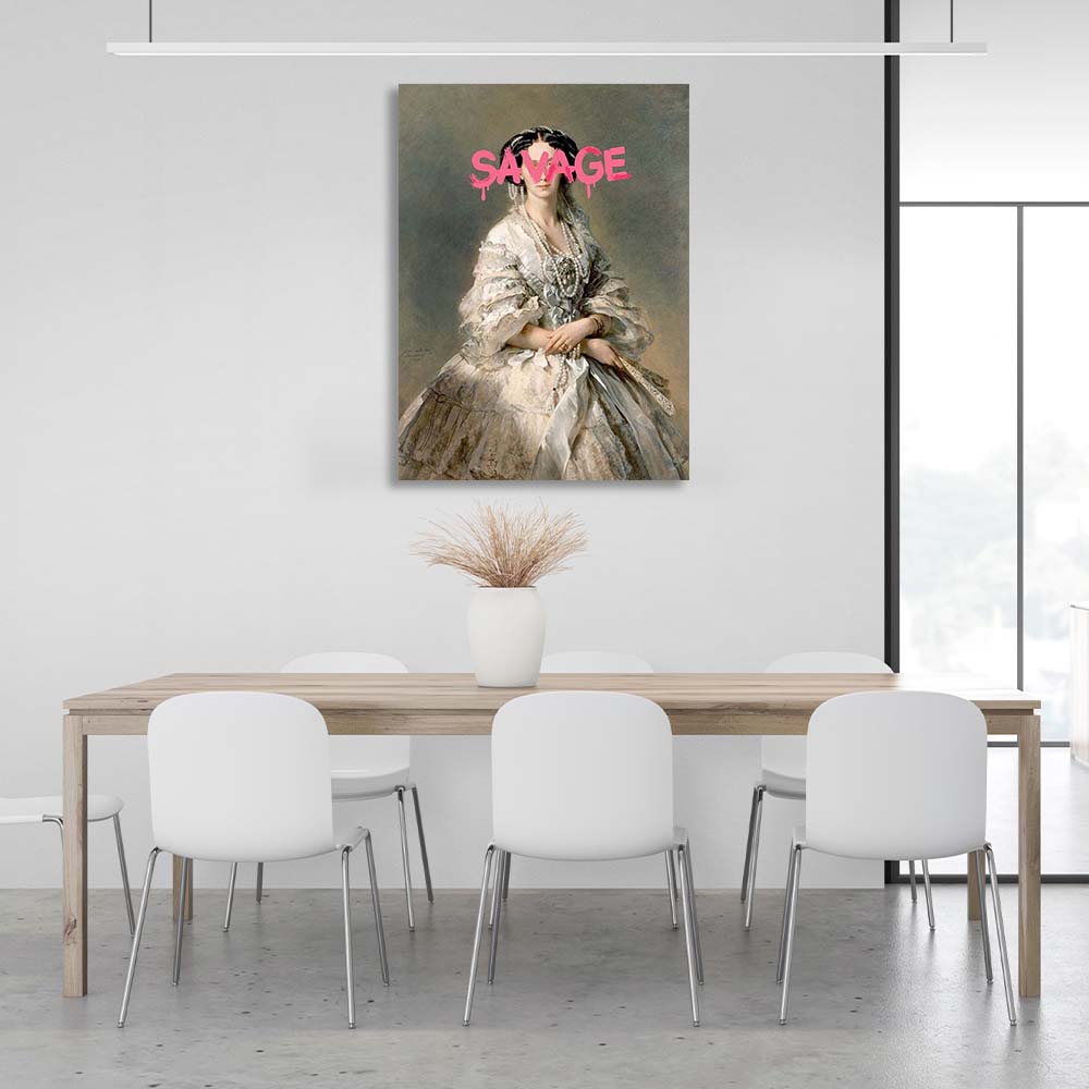 Canvas Wall Art Print Portrait of the Empress. Savage