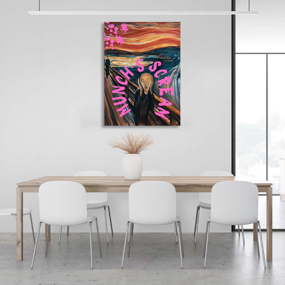 Canvas Wall Art Print Munch's Scream