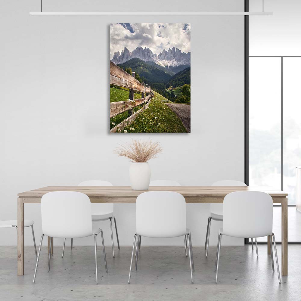 Canvas Wall Art Print Dolomite Alps