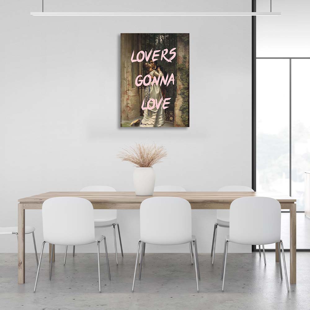 Canvas Wall Art Print  Lovers gonna love