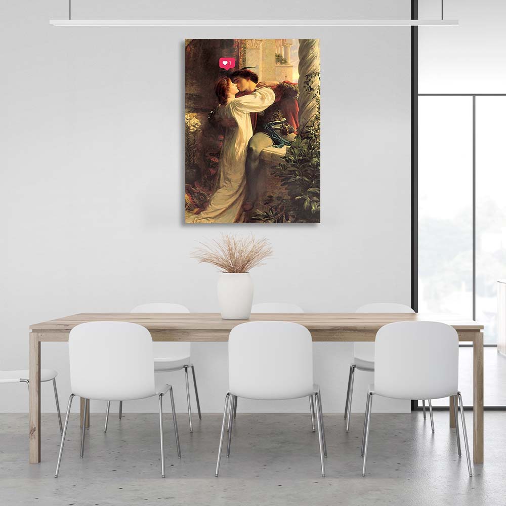 Canvas Wall Art Print Romeo and Juliet with laik