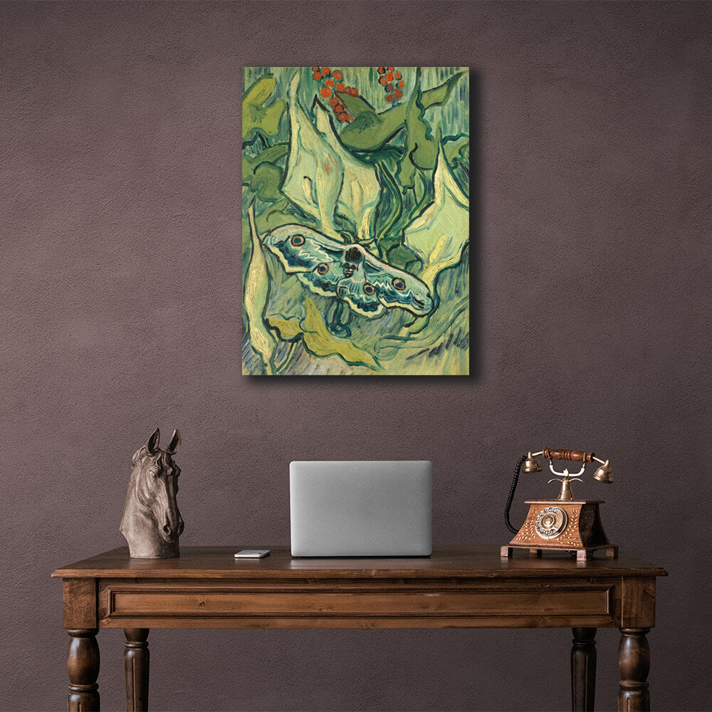 Reproduktion „Der tote Kopfwurm“ von Van Gogh, Reproduktion auf Leinwand, Kunstdruck