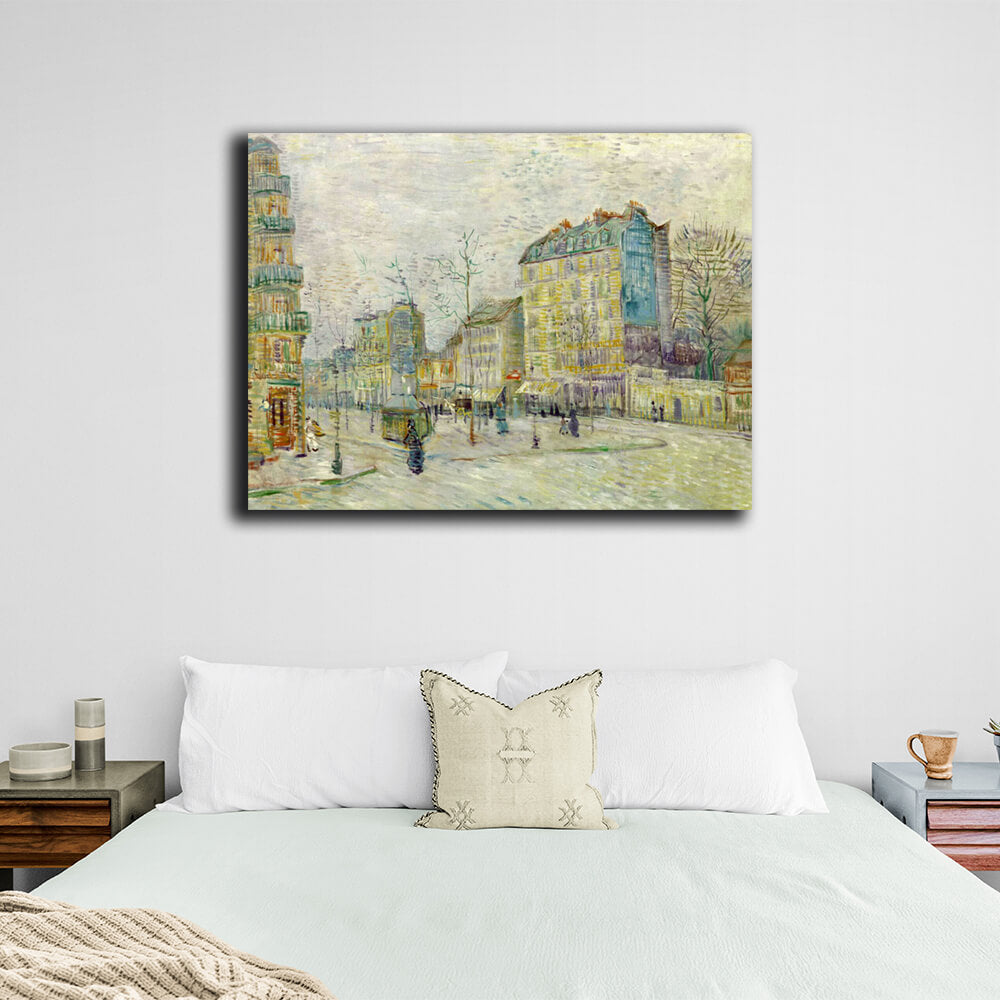 Reproduction Kishi Boulevard Van Gogh Reproduction Canvas Wall Art Print