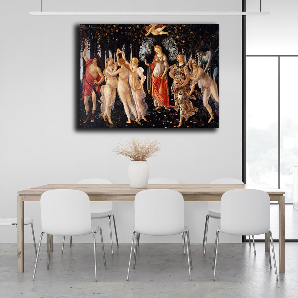 Reproduktion Botticelli Frühling Reproduktion Leinwand Wand Kunstdruck