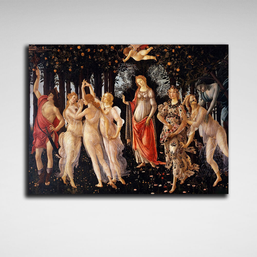 Reproduktion Botticelli Frühling Reproduktion Leinwand Wand Kunstdruck