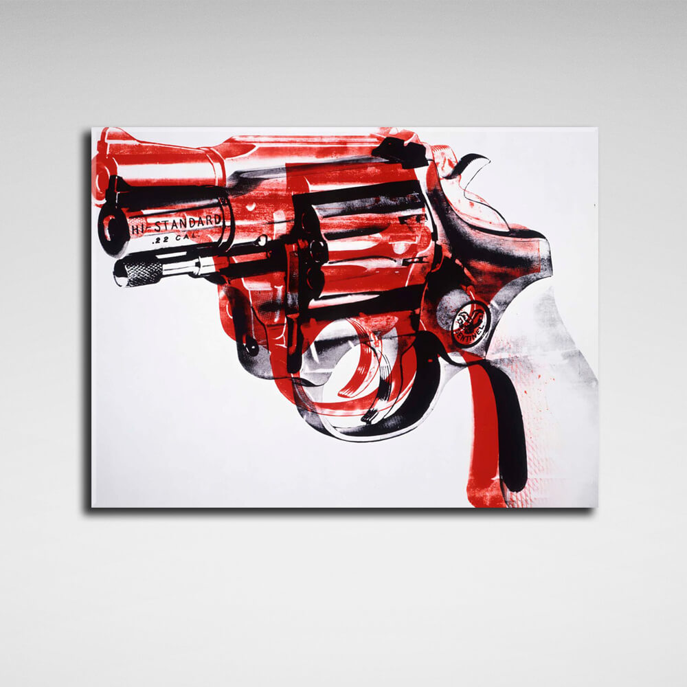 Reproduktion Revolver Reproduktion Leinwand Wand Kunstdruck