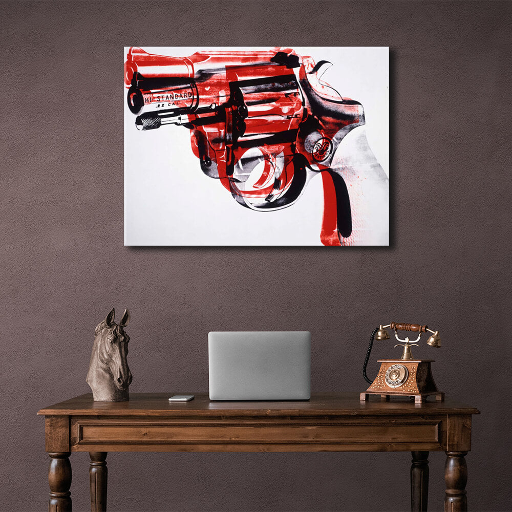 Reproduktion Revolver Reproduktion Leinwand Wand Kunstdruck