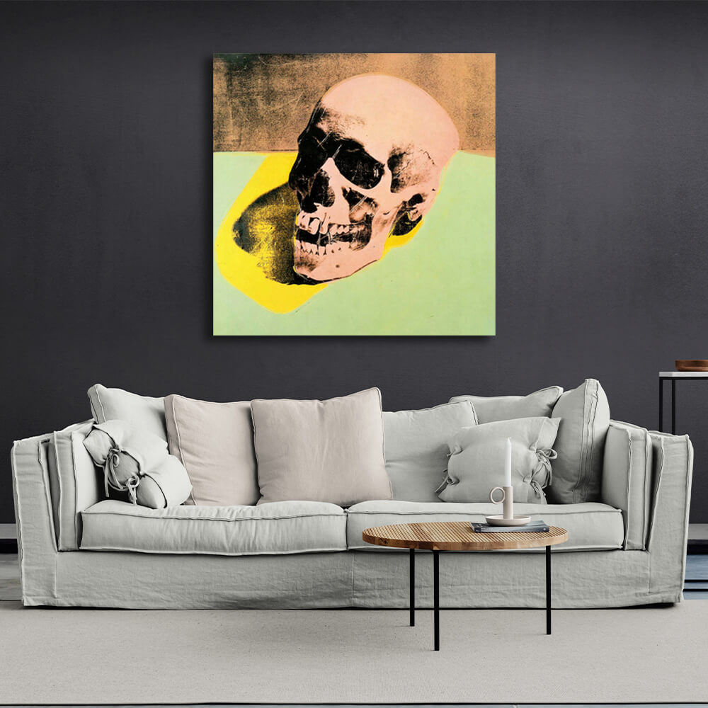 Reproduction The skull Reproduction Canvas Wall Art Print