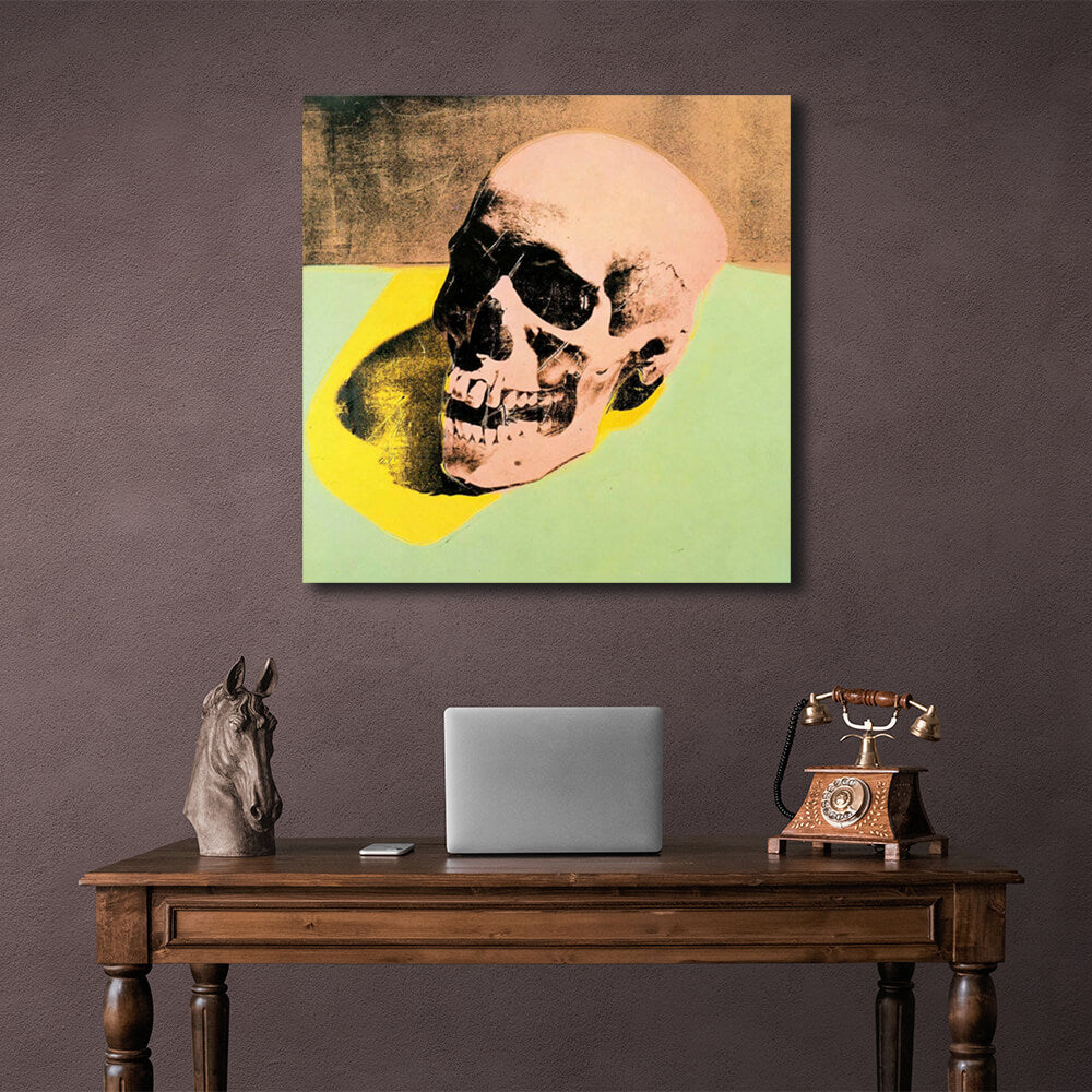 Reproduktion Der Totenkopf Reproduktion Leinwand Wand Kunstdruck