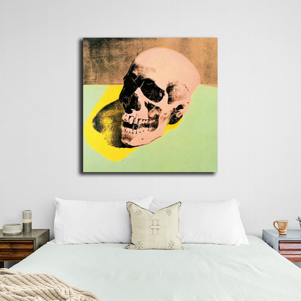 Reproduction The skull Reproduction Canvas Wall Art Print