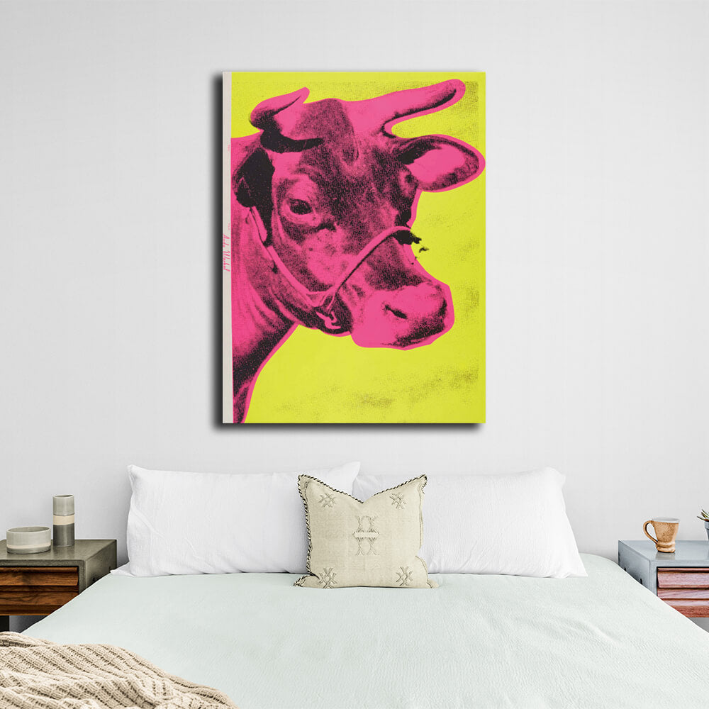 Reproduction Cow Reproduction Canvas Wall Art Print