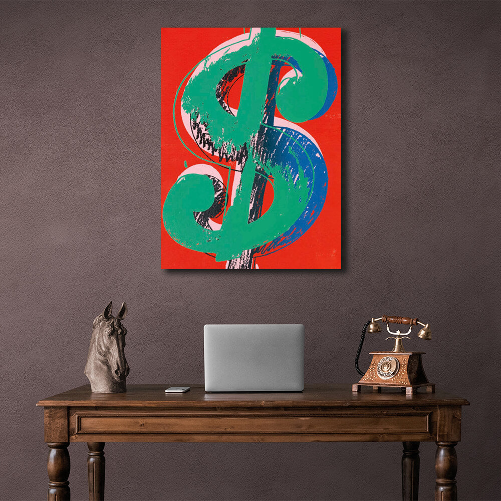 Reproduction Paper dollar Reproduction Canvas Wall Art Print