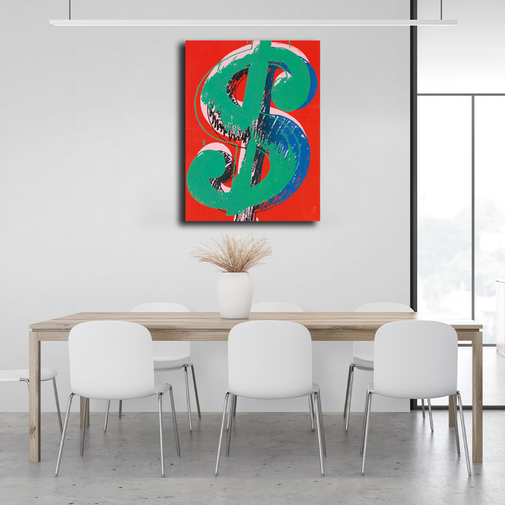 Reproduction Paper dollar Reproduction Canvas Wall Art Print