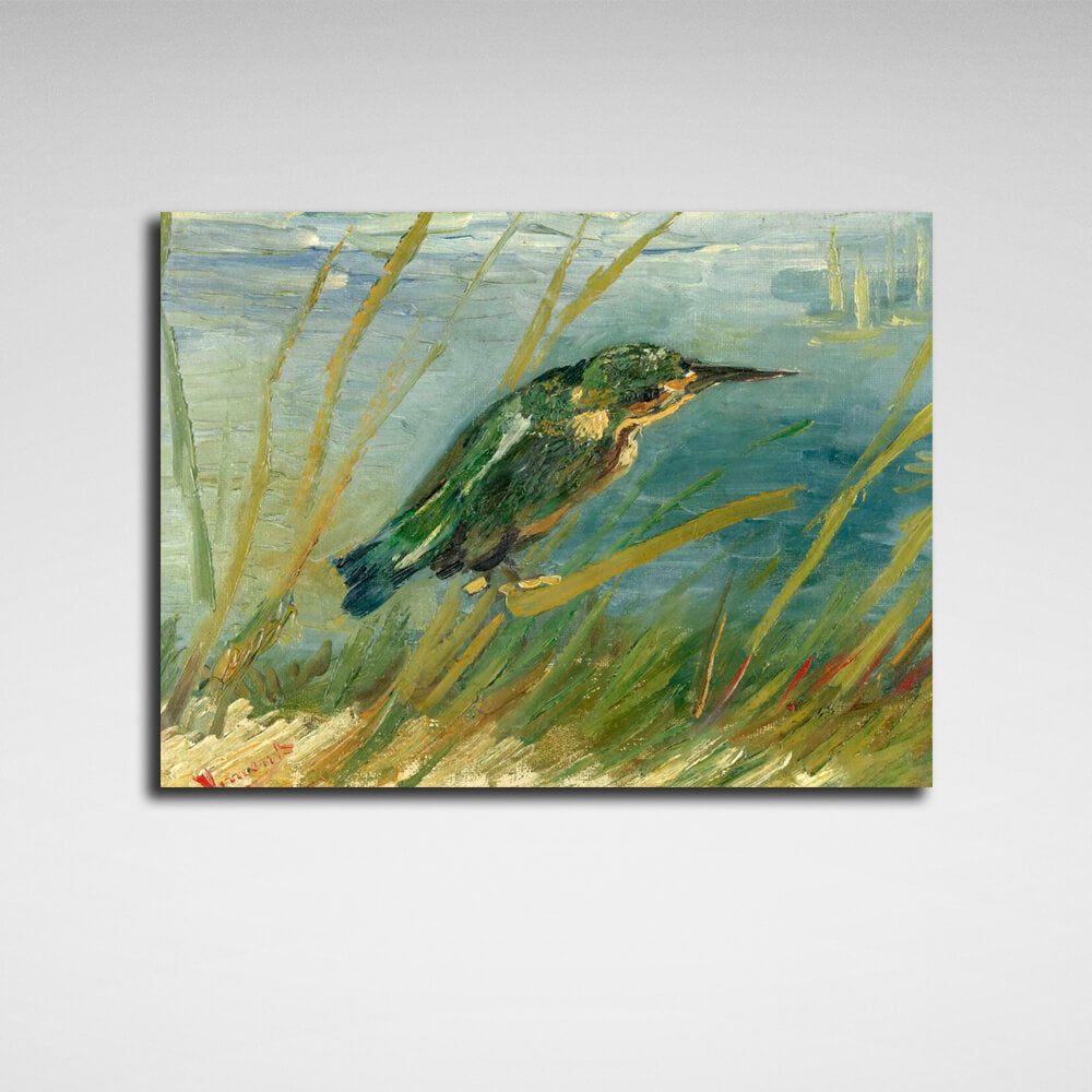 Reproduction Kingfisher Reproduction Canvas Wall Art Print