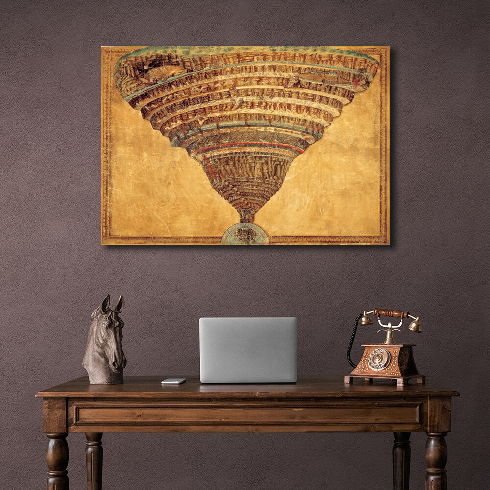 Reproduction Inferno Reproduction Canvas Wall Art Print