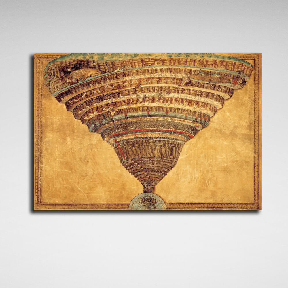 Reproduction Inferno Reproduction Canvas Wall Art Print