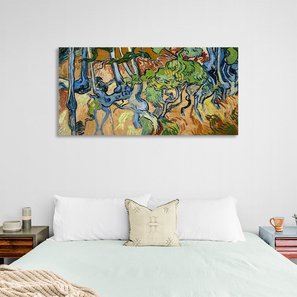 Reproduction Tree roots Reproduction Canvas Wall Art Print