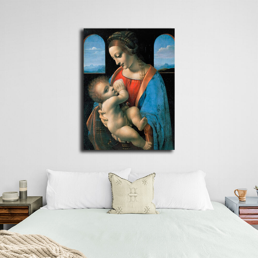 Reproduktion Madonna Litta Reproduktion Leinwand Wand Kunstdruck