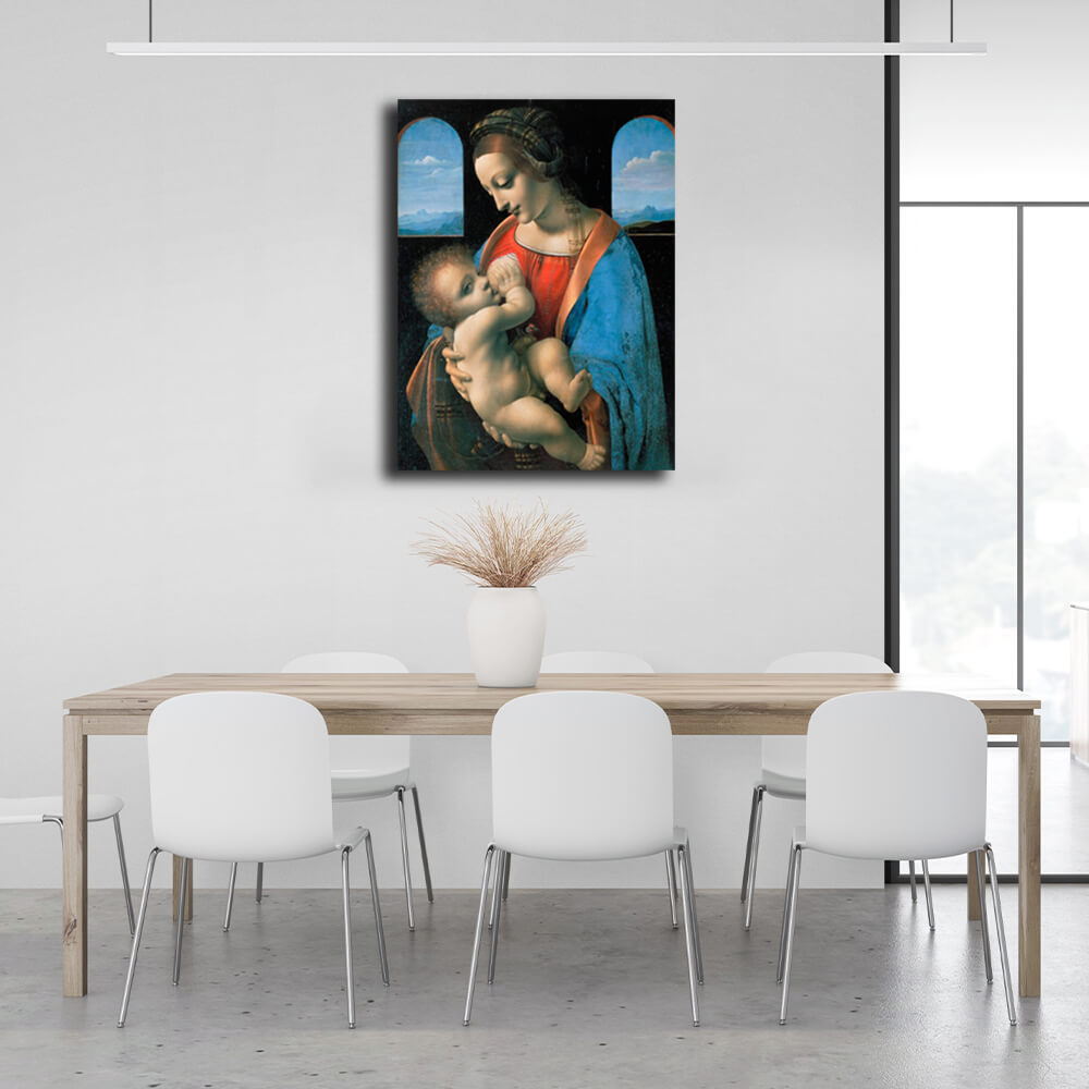 Reproduktion Madonna Litta Reproduktion Leinwand Wand Kunstdruck