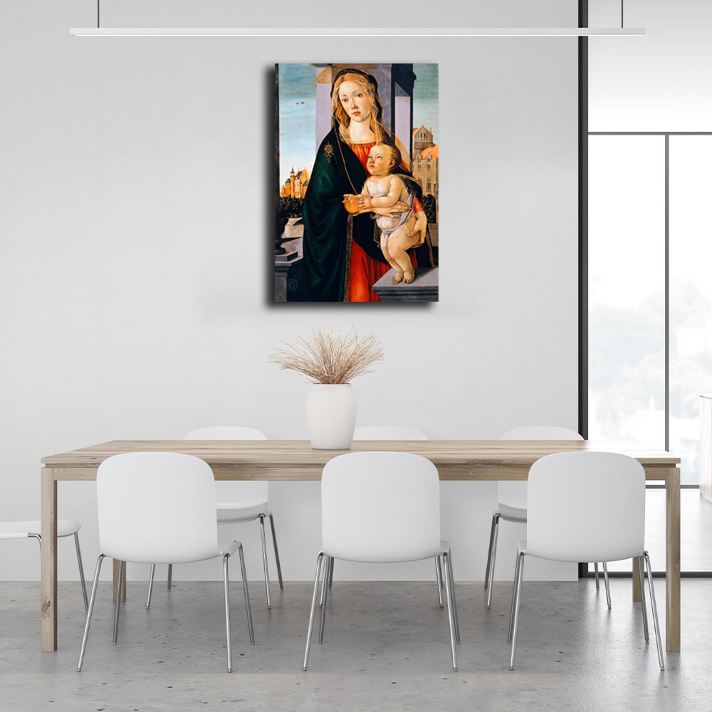 Reproduktion Madonna mit Kind Reproduktion Leinwand Wand Kunstdruck