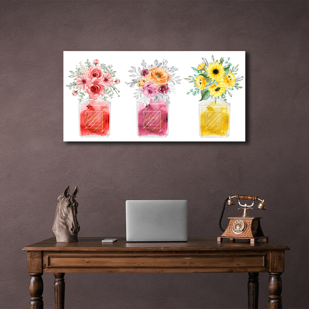 Interior French perfume Canvas Wall Art Print