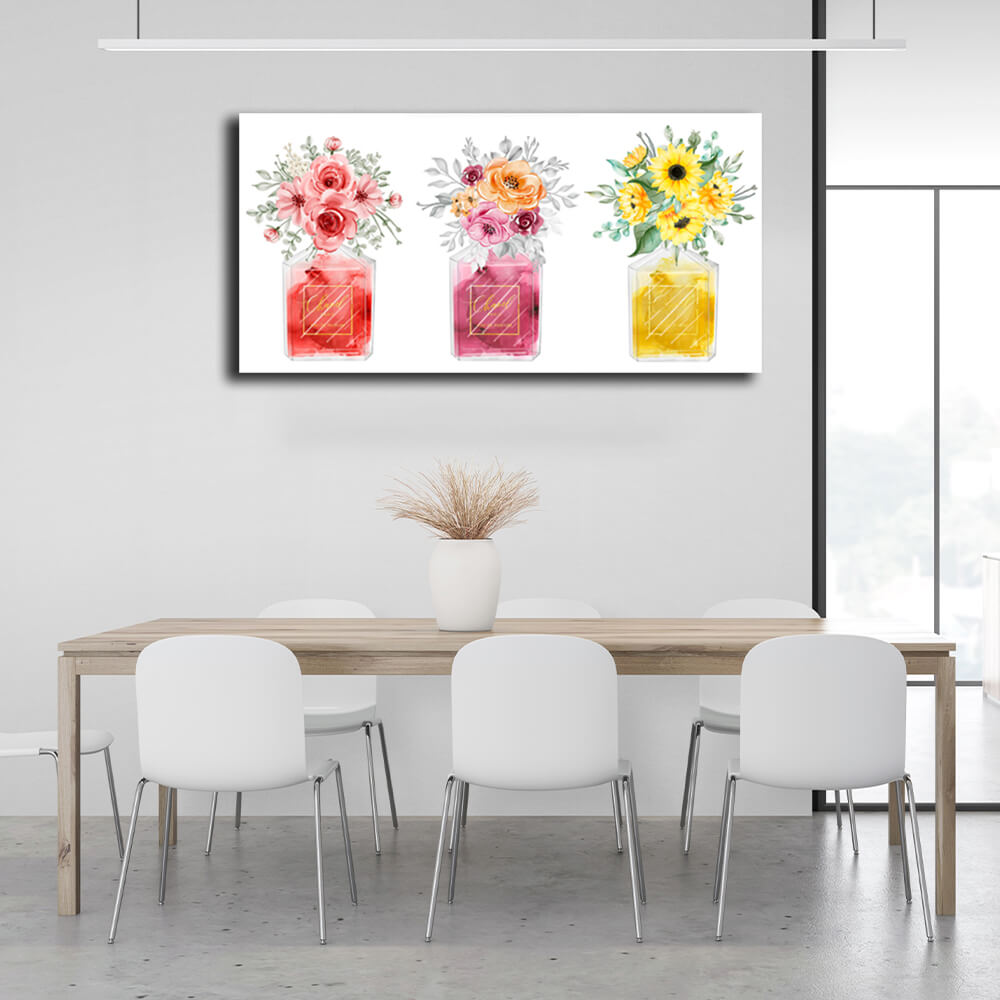 Interior French perfume Canvas Wall Art Print