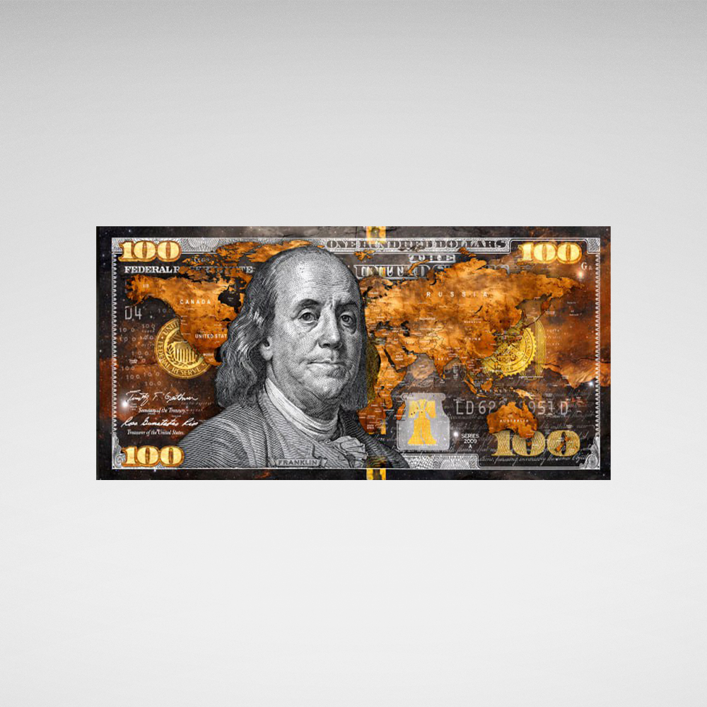Benjamin Franklin - Dollar,  MAP Poster