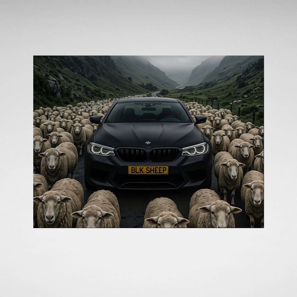 Leinwandbild „Roter Ferrari“