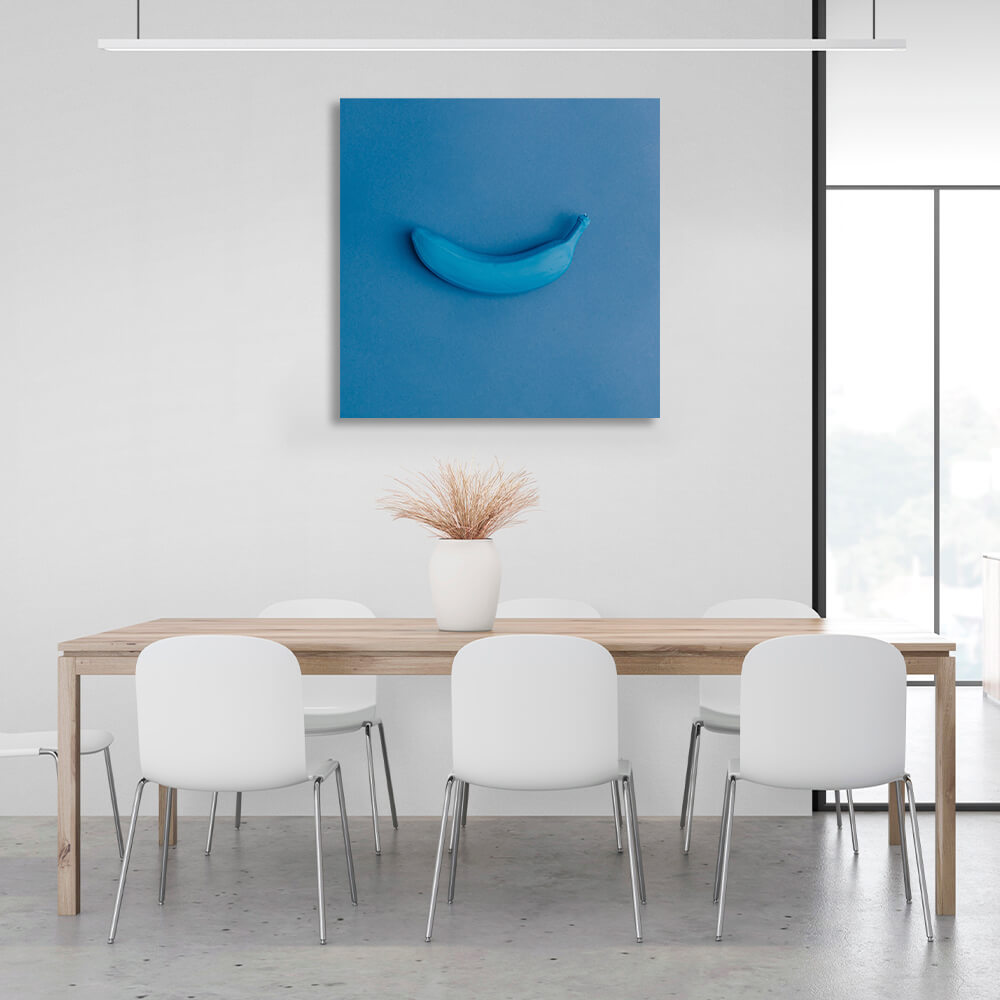 Für die Küche Blaue Banane Leinwand Wand Kunstdruck für die Küche