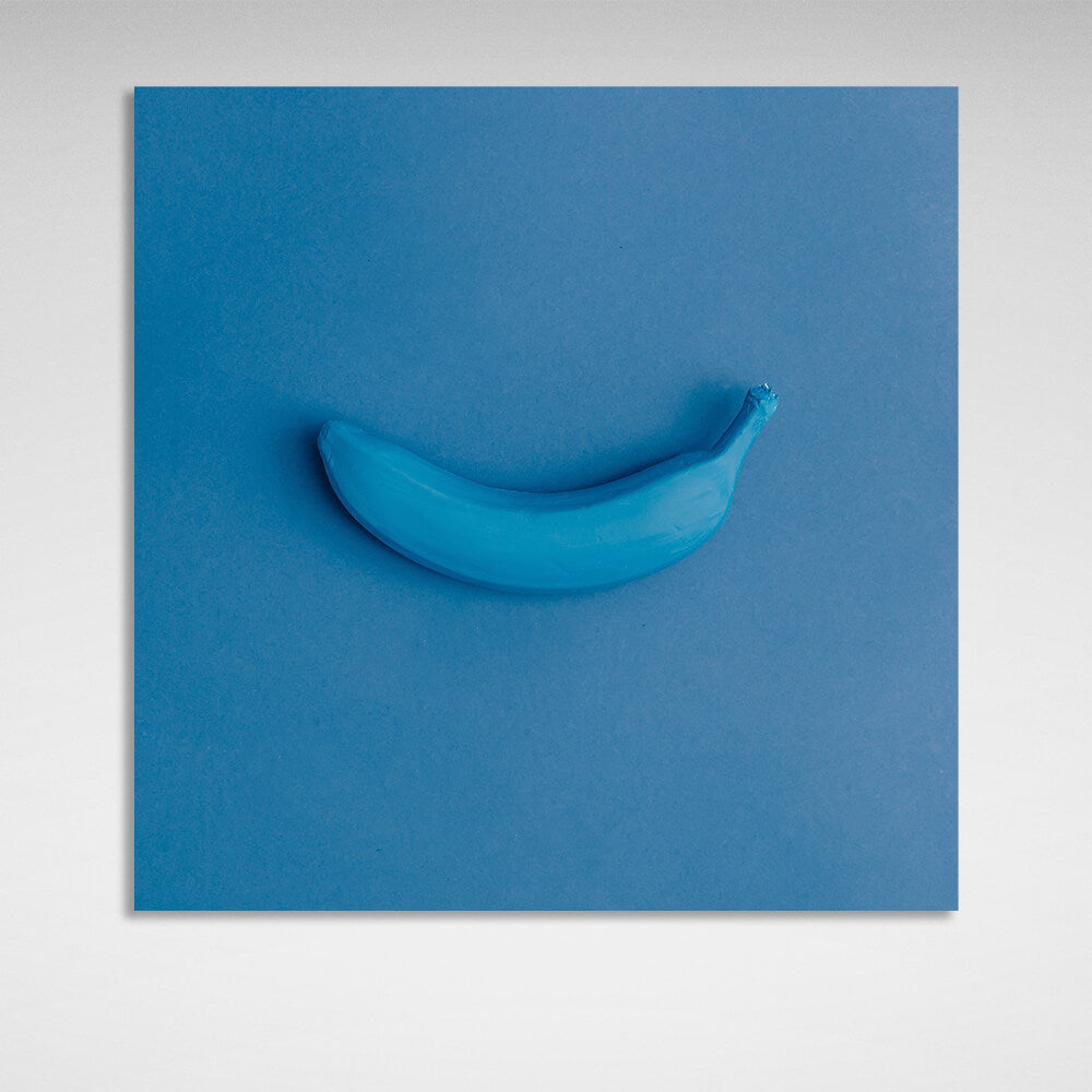 Für die Küche Blaue Banane Leinwand Wand Kunstdruck für die Küche