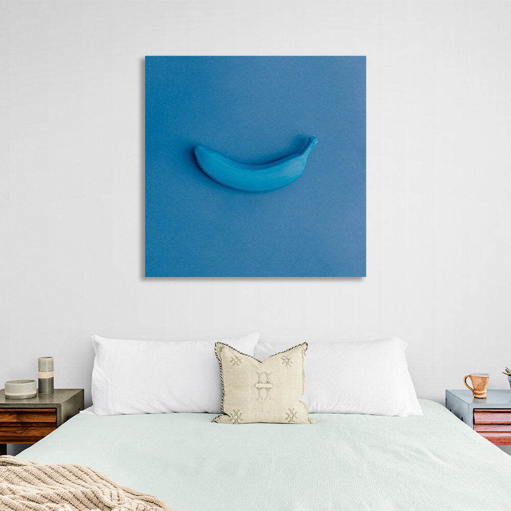 Für die Küche Blaue Banane Leinwand Wand Kunstdruck für die Küche