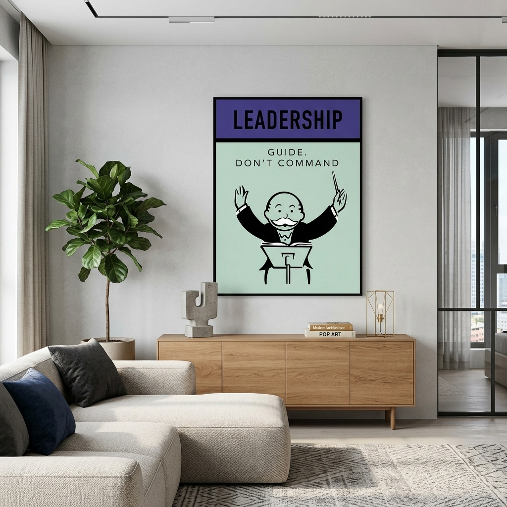 Monopoly Leadership Canvas Wall Art Print