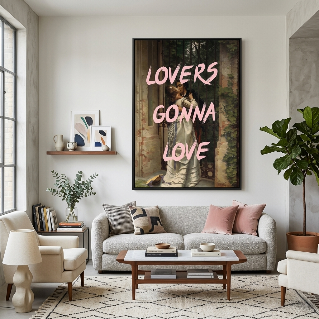 Leinwandbild „Lovers gonna love“