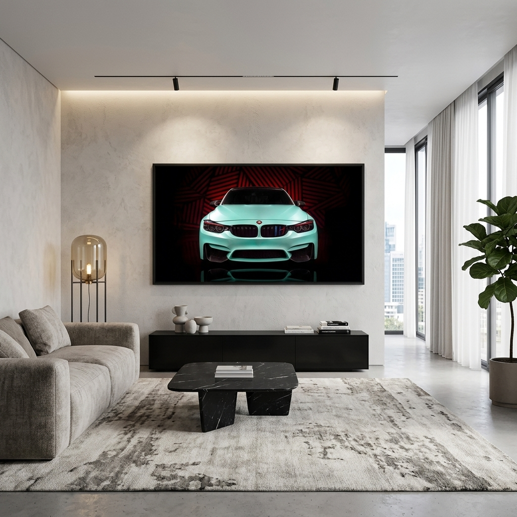 BMW M4 Leinwand-Kunstdruck