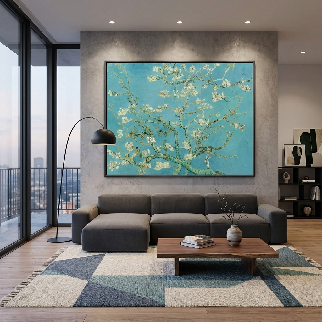 Reproduktion Mandelblüten Vincent van Gogh Reproduktion Leinwand Wand Kunstdruck