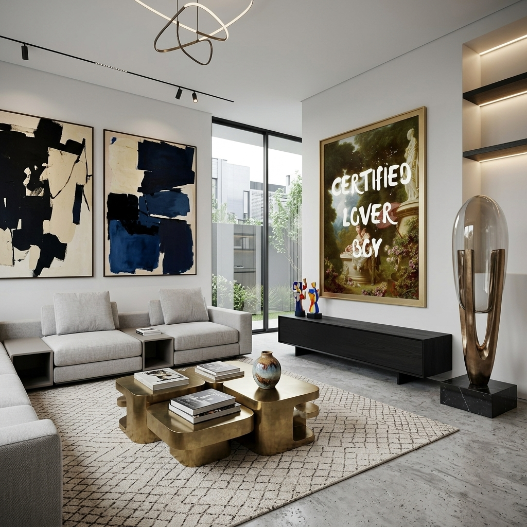 Kunstdruck auf Leinwand, Motiv „Certified Lover Boy“