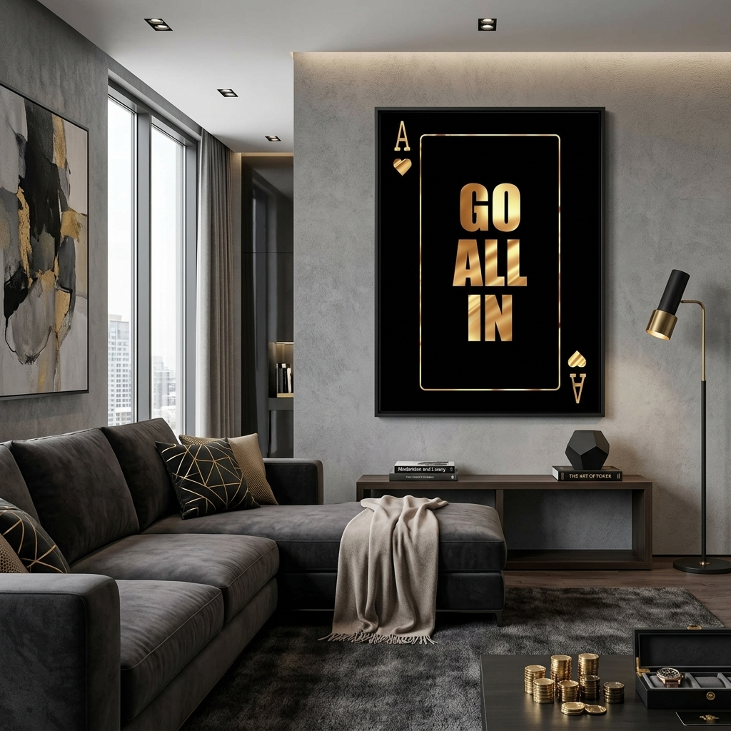 Um alle zu motivieren, in Motivations-Leinwand-Wand-Kunstdruck