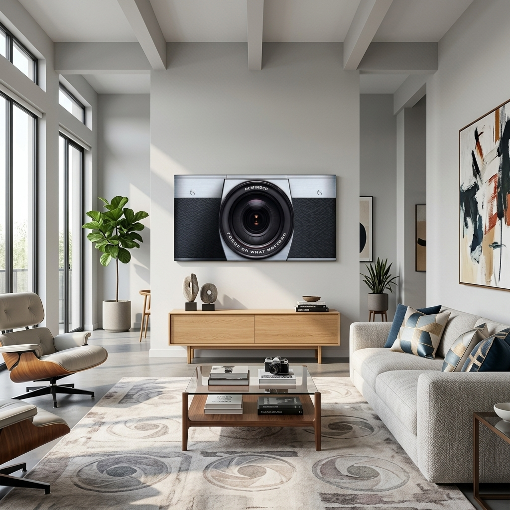 For Motivation Reminder Focus Motivational Canvas Wall Art Print