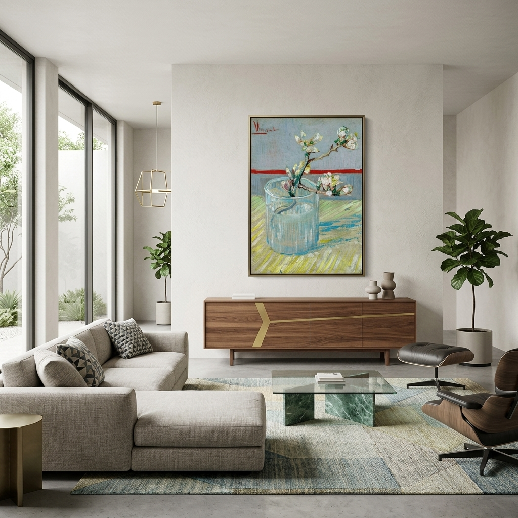 Reproduktion Mandelblütenzweige Van Gogh Reproduktion Leinwand Wand Kunstdruck