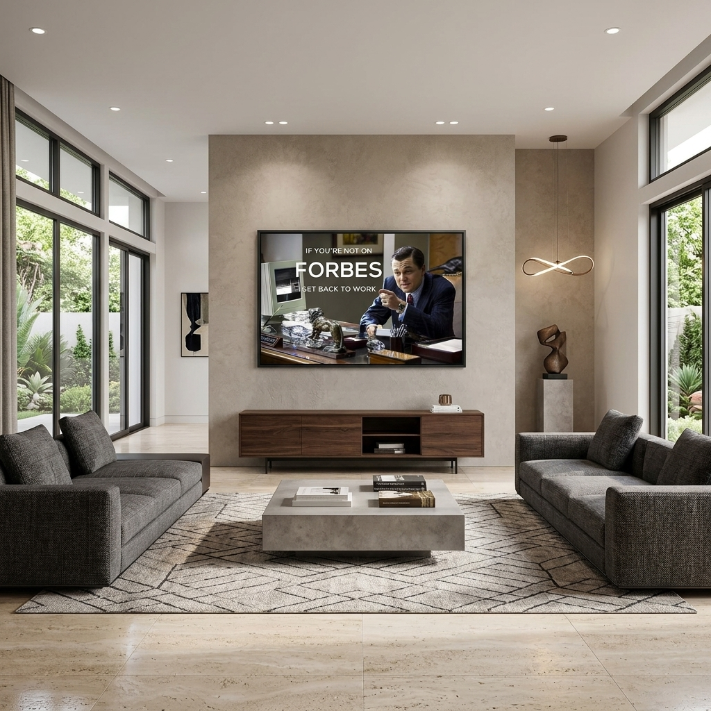 Wolf of Wall Street - Zurück an die Arbeit - Motivierender Leinwand-Kunstdruck