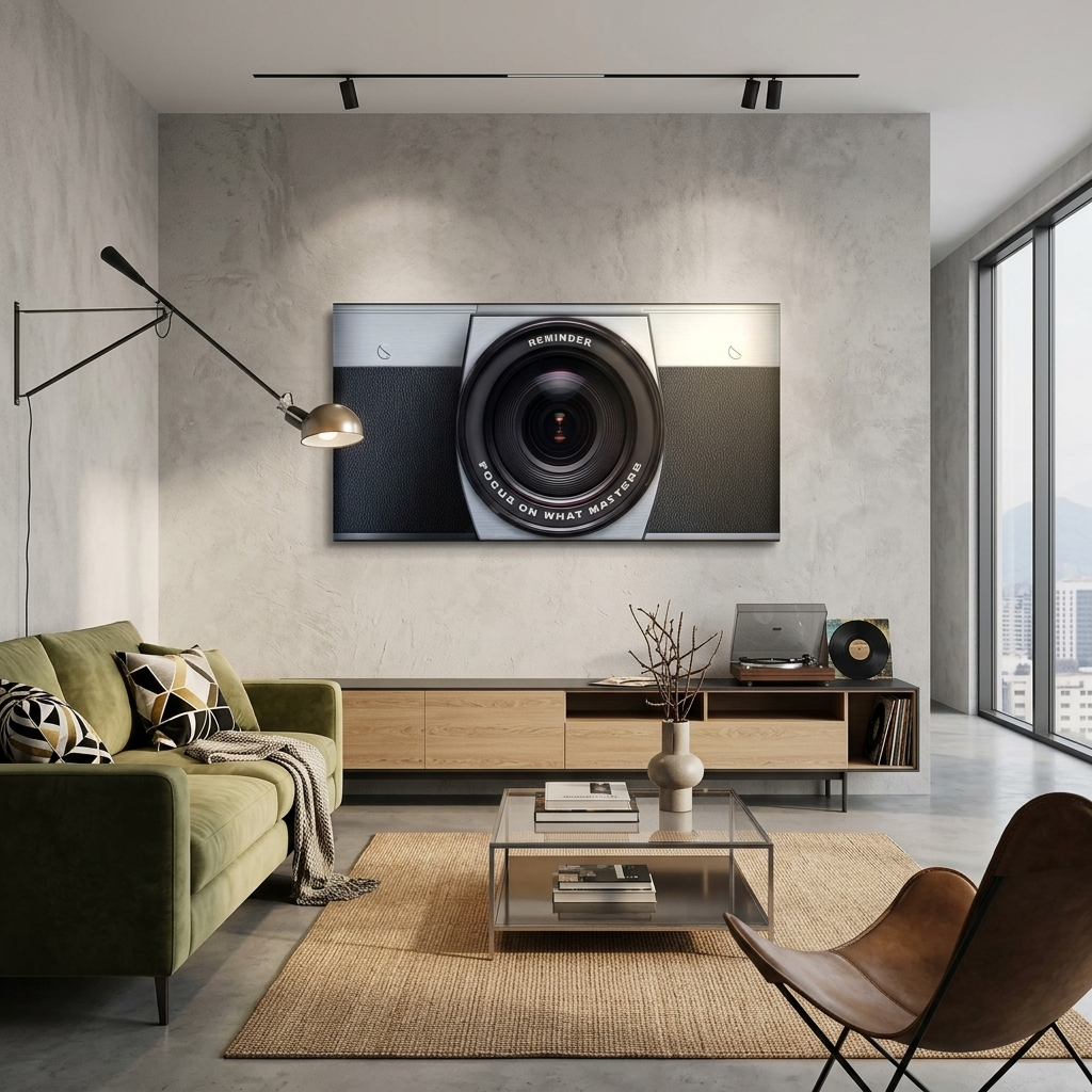 For Motivation Reminder Focus Motivational Canvas Wall Art Print
