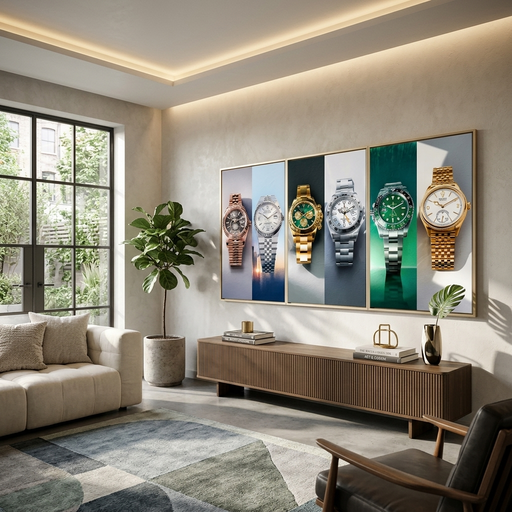 100 $ Pop-Art-Kunstdruck auf Leinwand