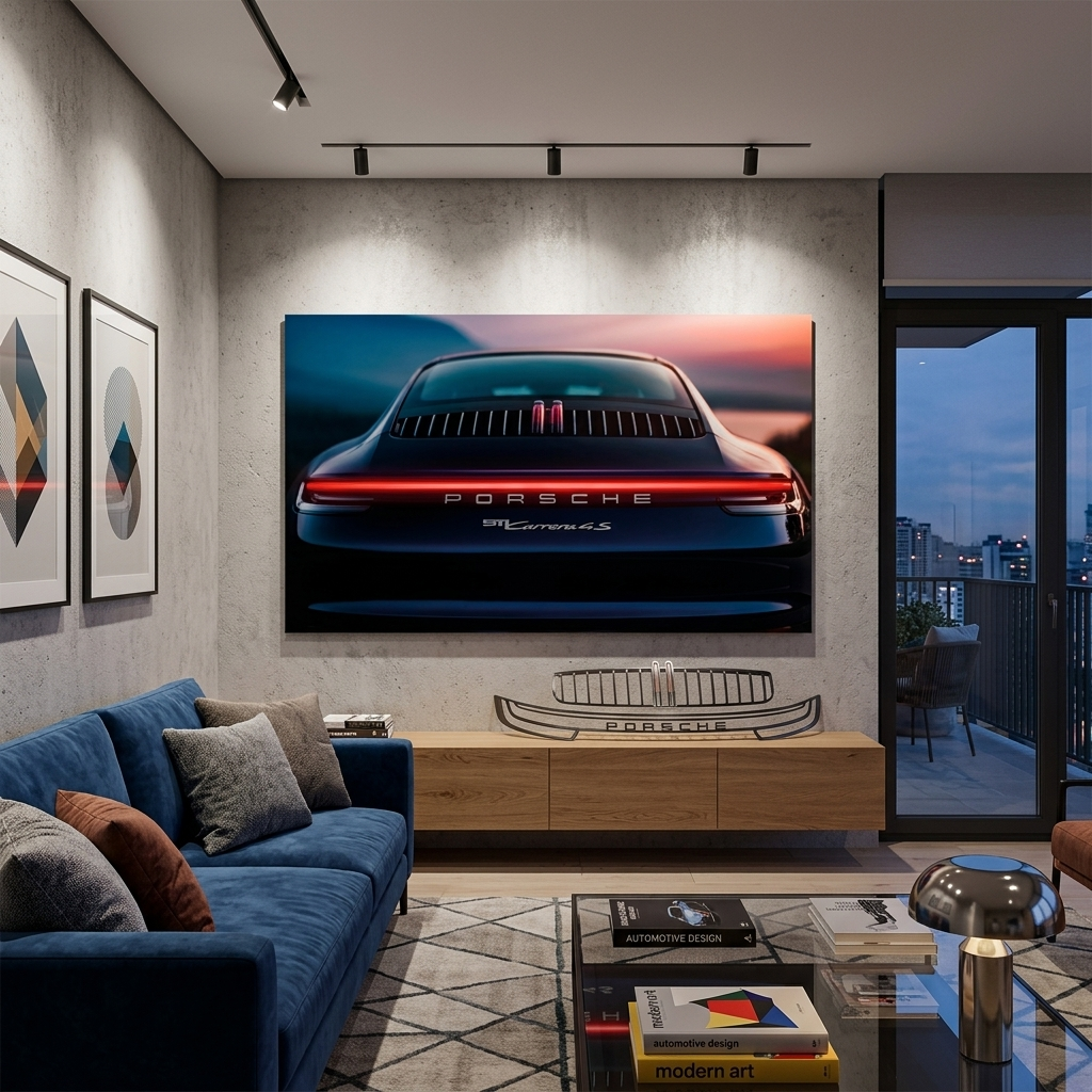 Leinwandbild „Porsche-Auto“