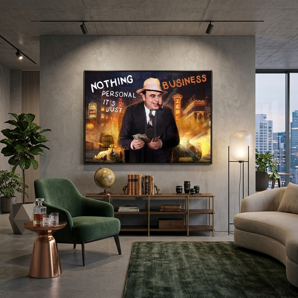 „DON'T STOP KEEP GOING“ – motivierender Kunstdruck auf Leinwand