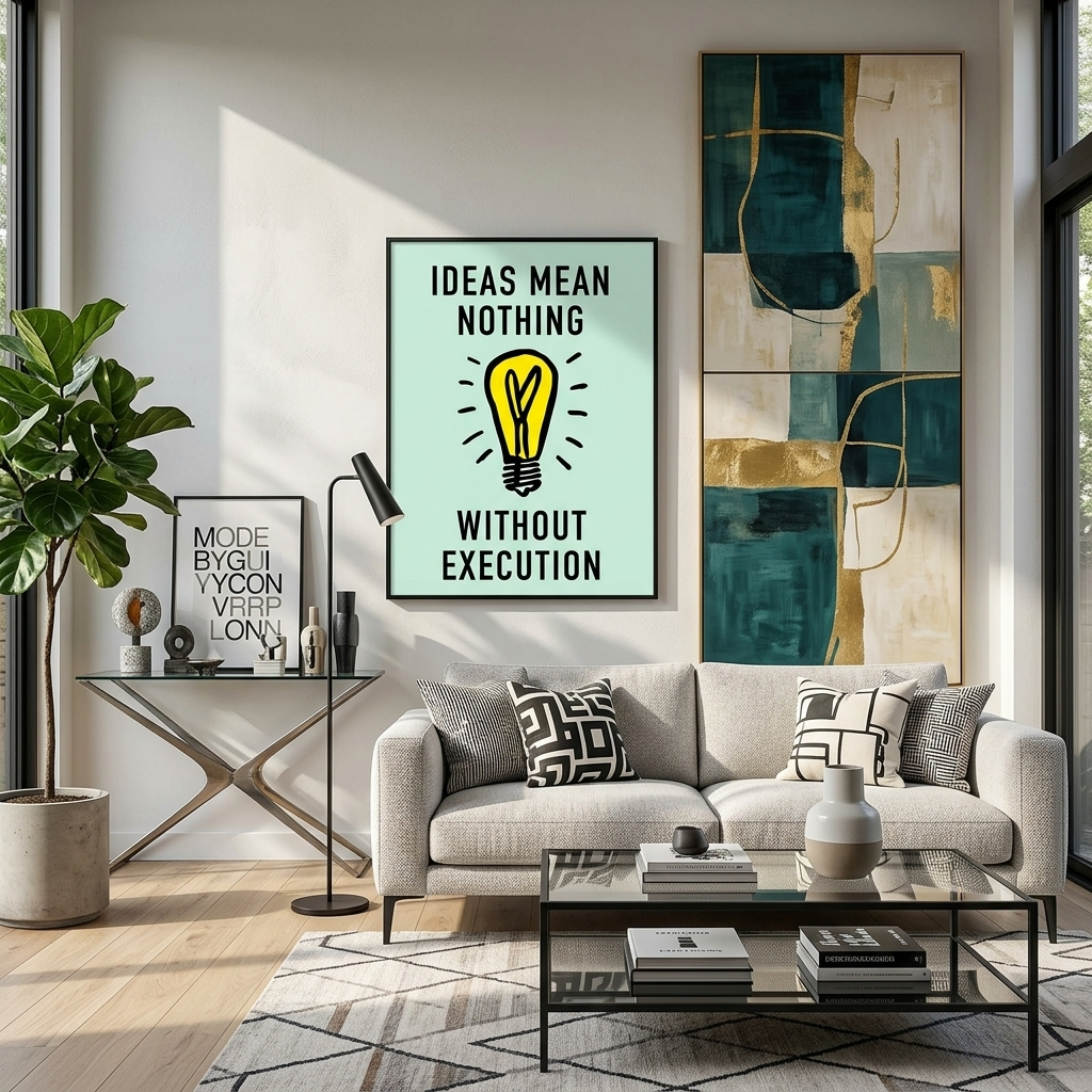 Monopoly Ideas mean nothing Canvas Wall Art Print